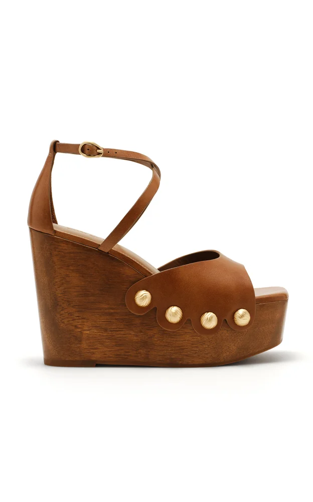 Orly Platform Leather Sandals