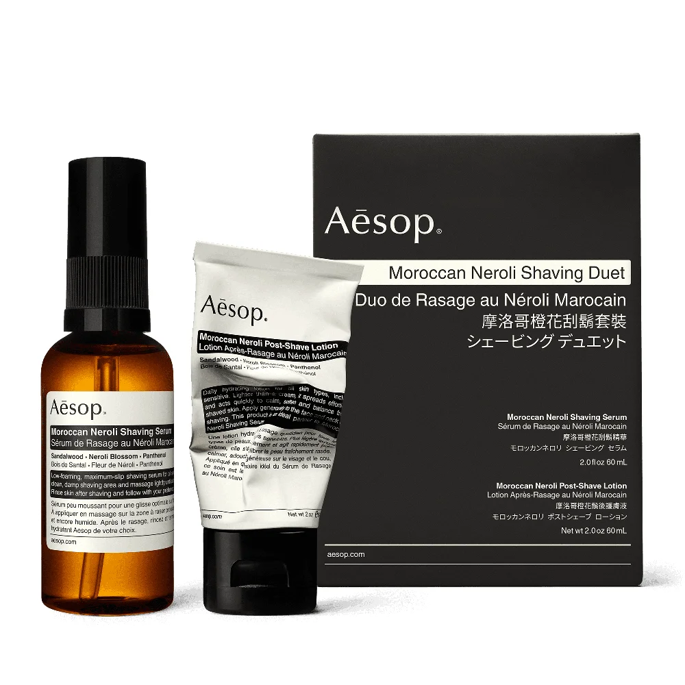 Moroccan Neroli Shaving Duet