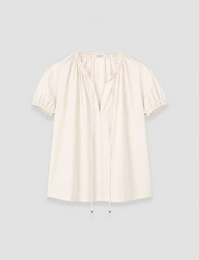 Cindy Cotton Sateen Blouse