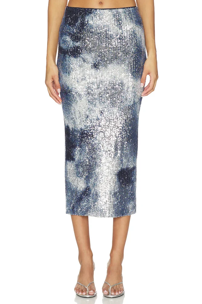 Shibori Shine Liza Skirt