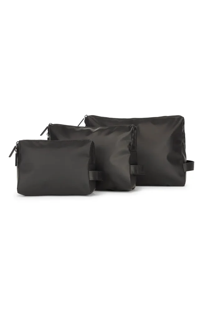 3-Piece Water Resistant Zip Pouch Set