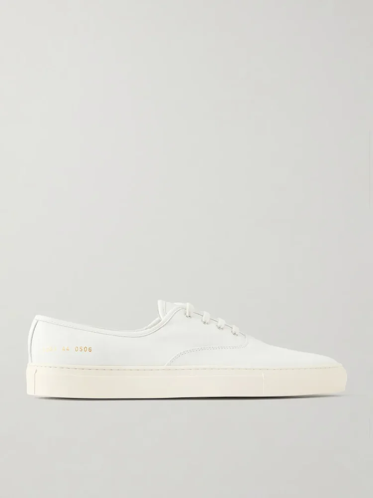 Deck Full-Grain Leather Sneakers