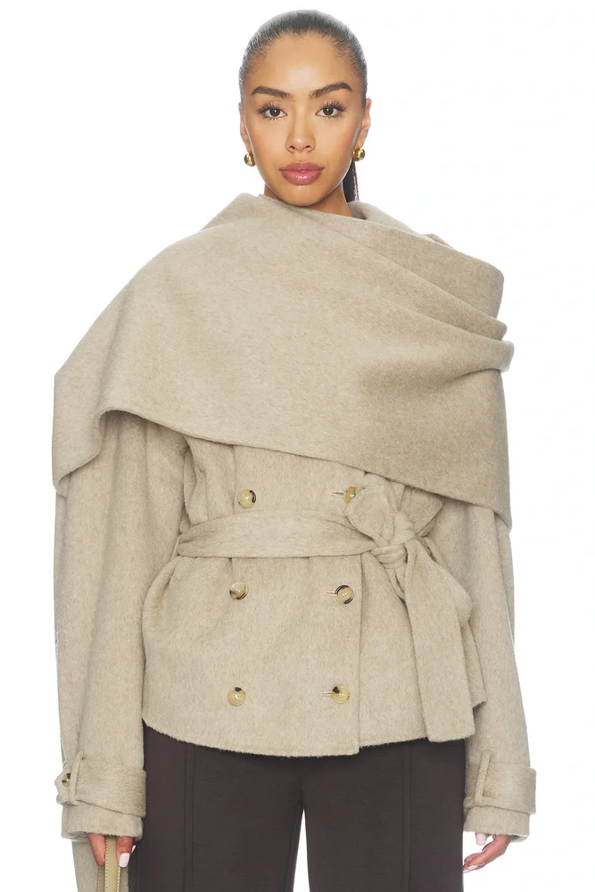 Shawl Wrap Short Trench