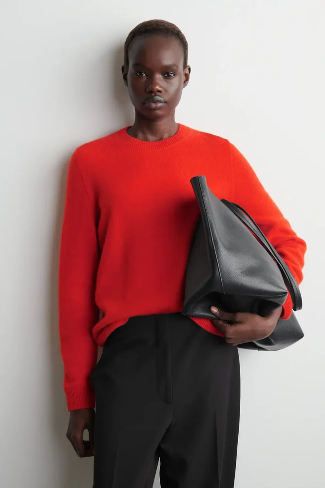 Pure Cashmere Crew-neck Sweater