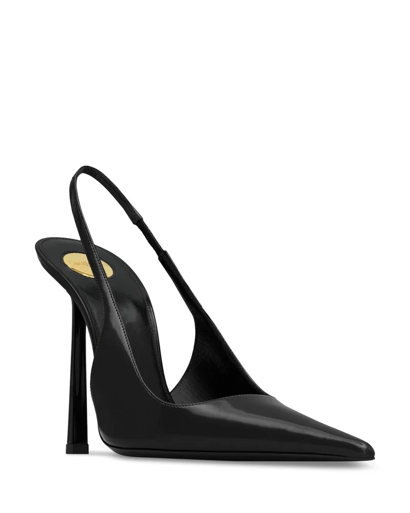 Women's Vendome Flared Stiletto High Heel Slingback Pumps