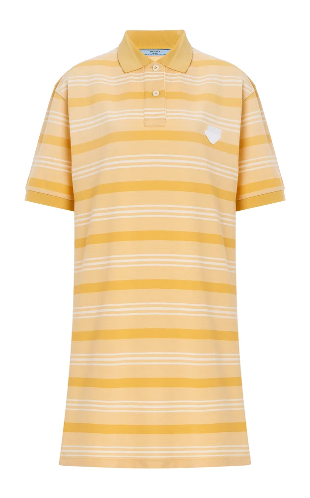 Cotton Pique Mini Dress