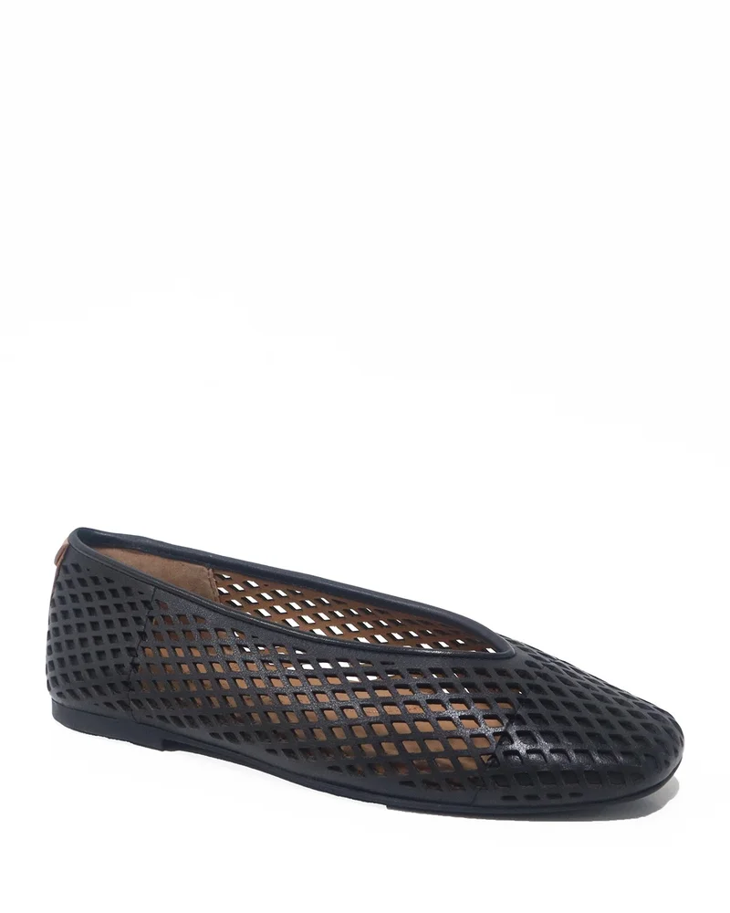 Willow Perforated Leather Ballet Flats