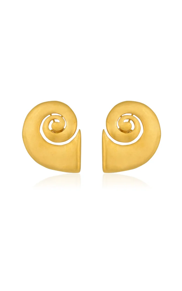 Mullu 24K Gold-Plated Brass Earrings