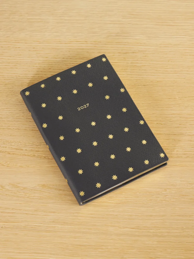 Soho 2027 Panama textured-leather diary