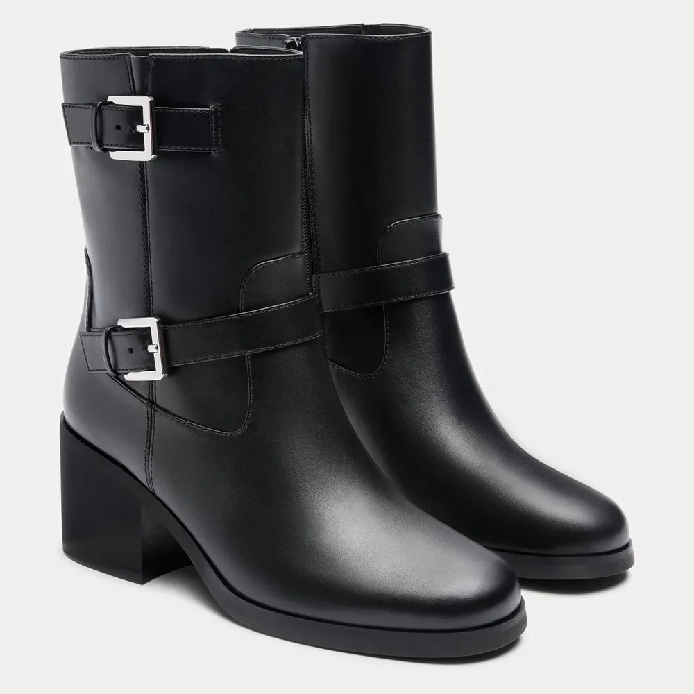 Killan Block-Heel Moto Bootie
