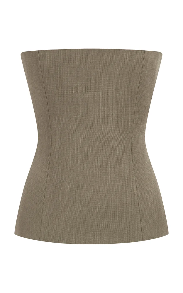 Longline Corset Wool Top