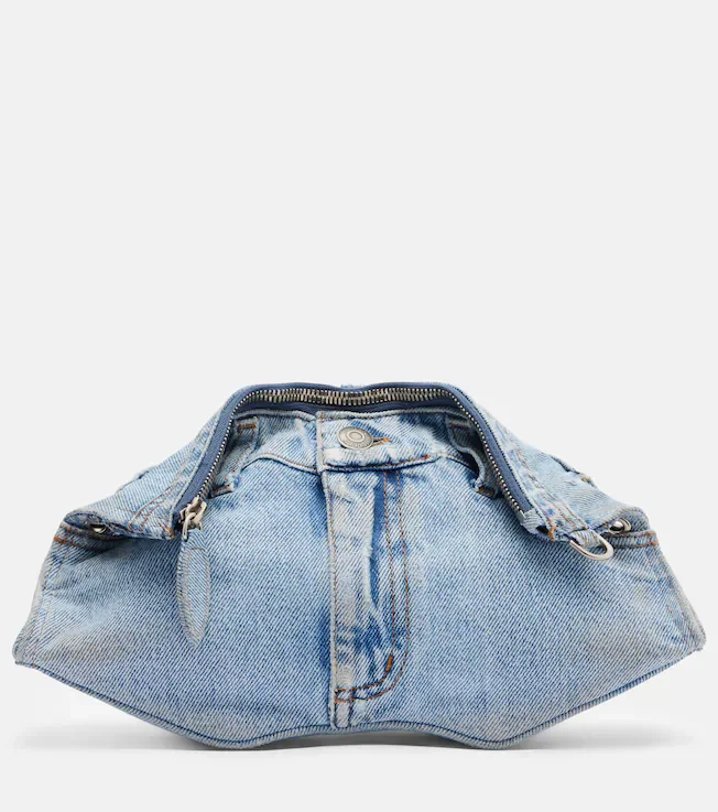 Manta Small denim shoulder bag