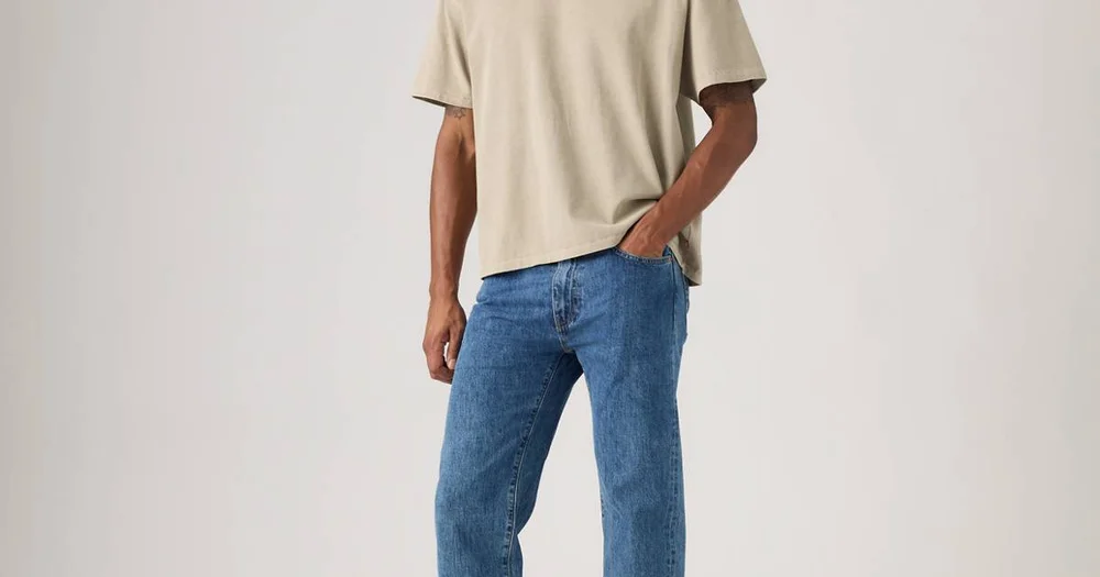 505™ Regular Fit Selvedge Men's Jeans - Medium Wash
