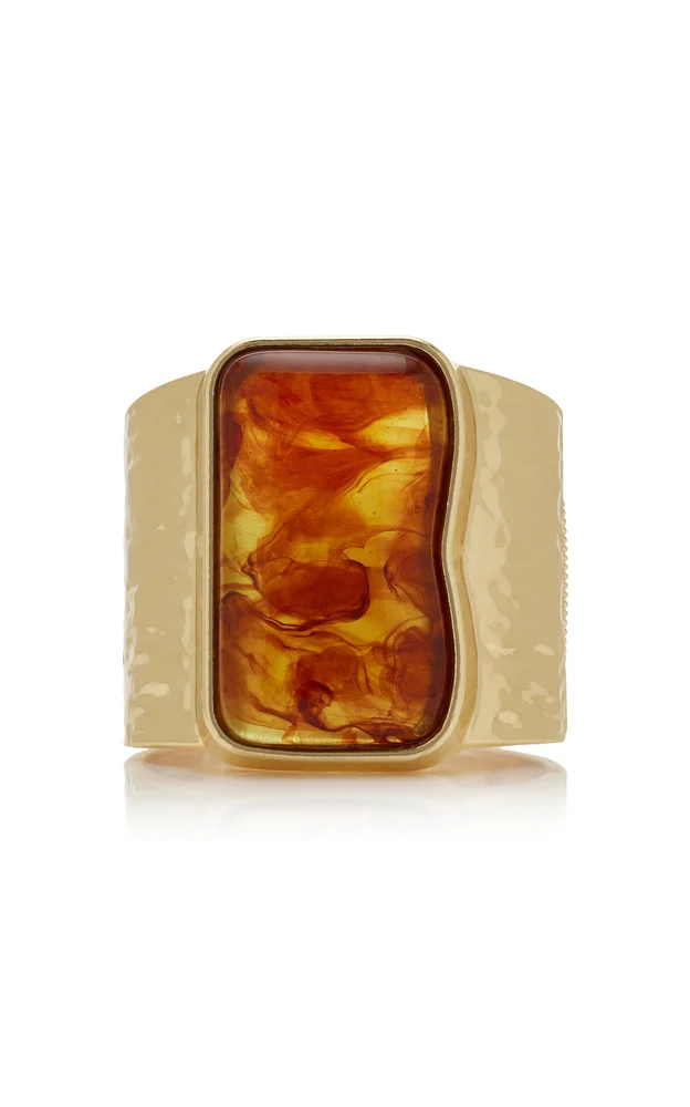 Exclusive Embellished Brass Cuff