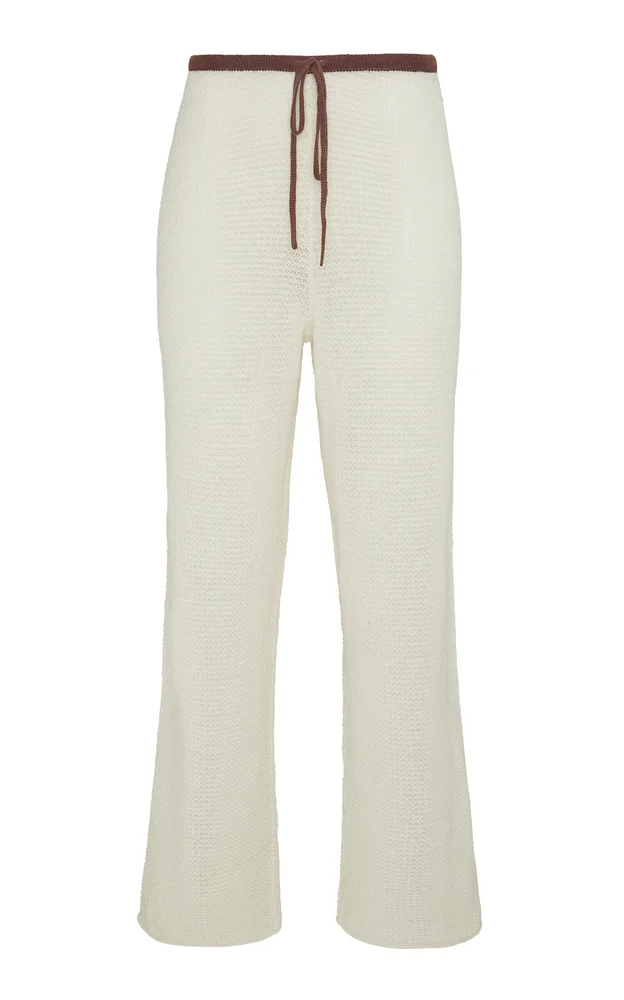 Linen Wide-Leg Pants