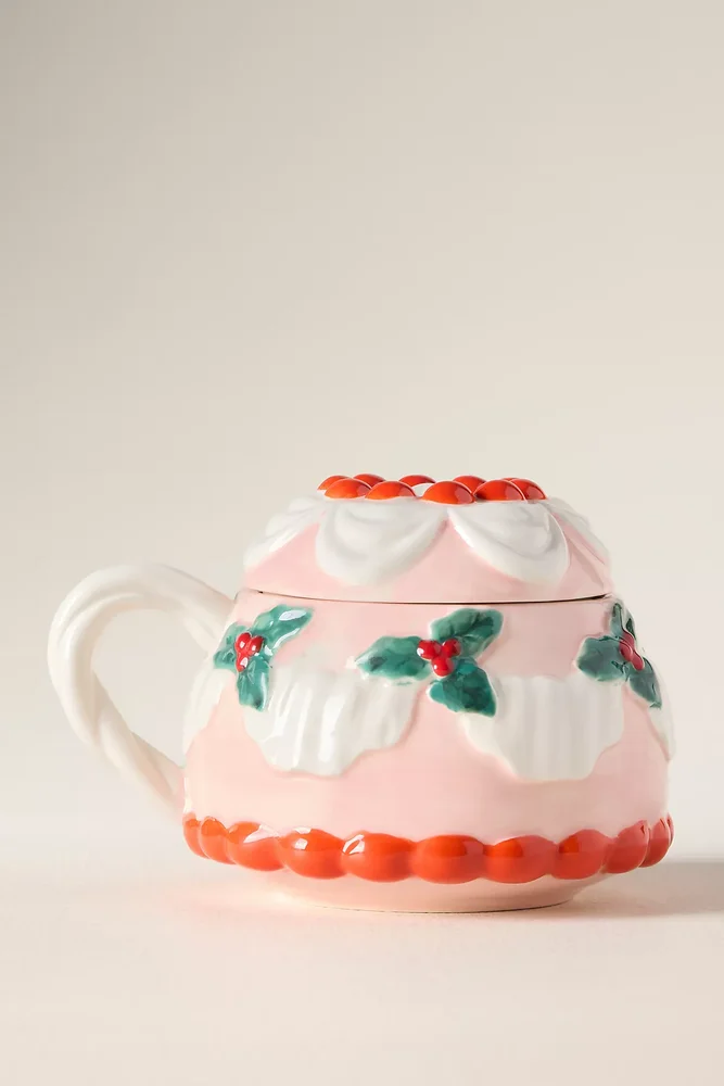 Patisserie Stoneware Lidded Mug