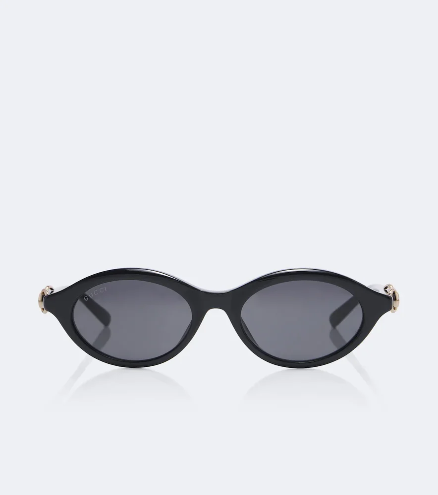Horsebit round sunglasses