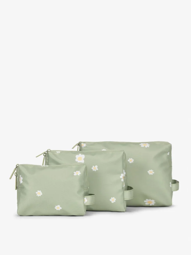 Water Resistant Zip Pouch Set (3 Pieces)