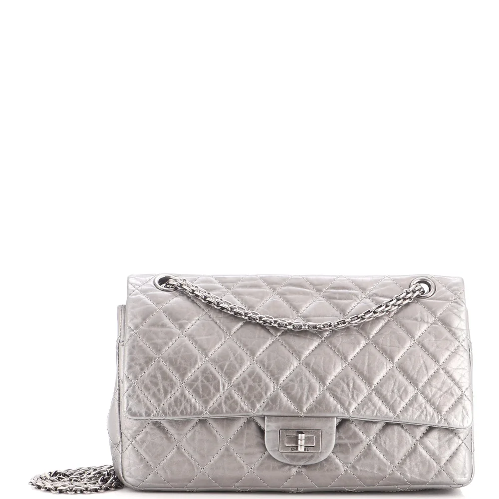 Pre-Owned Reissue 2.55 Flap Bag Quilted Aged Calfskin 226