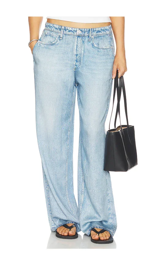 rb Miramar Slink Wide Leg Pull On Jeans