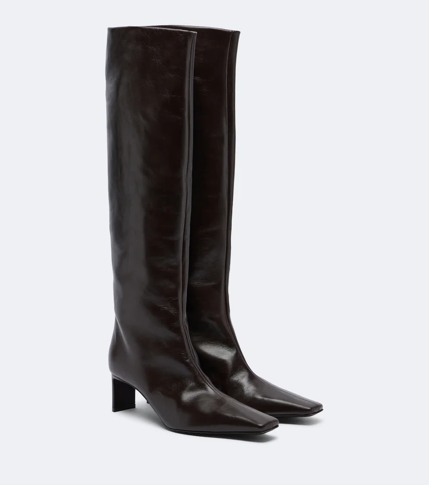 Ona leather knee-high boots