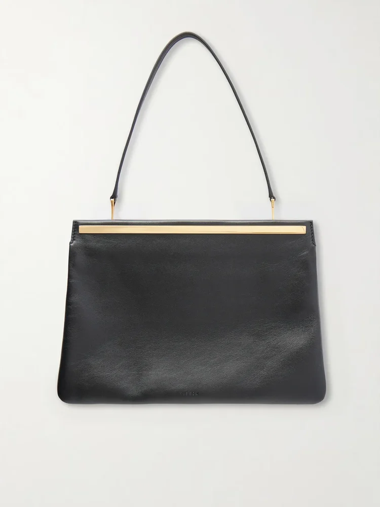 Elise leather shoulder bag