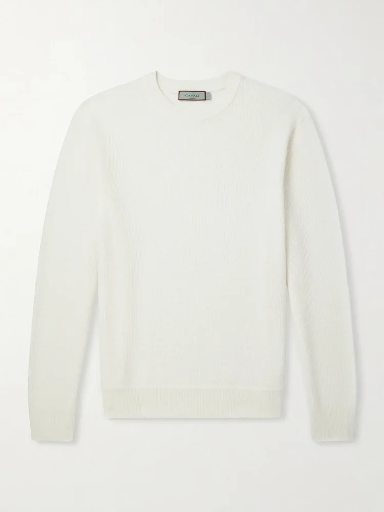 Wool and Cashmere-Blend Sweater