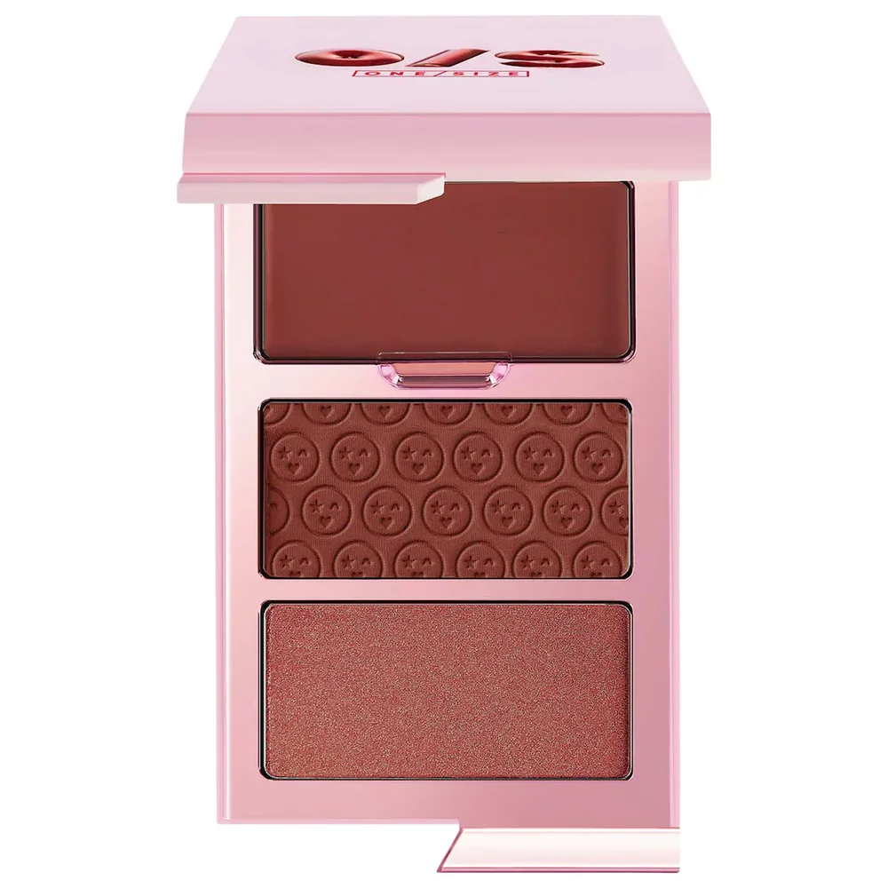 Cheek Clapper 3D Blush Trio Palette in Rich Betch