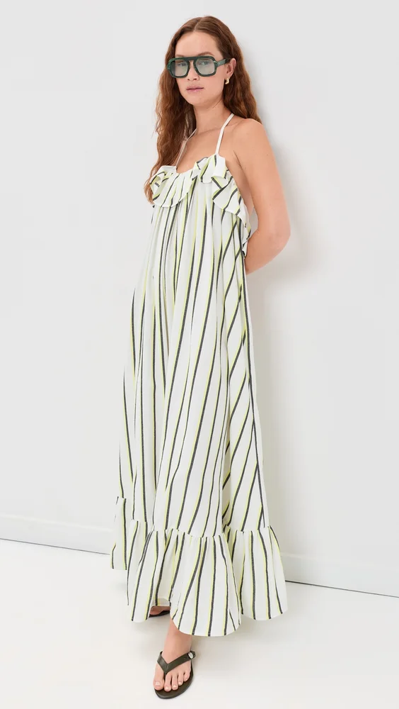 The Ruffled Midi Dress