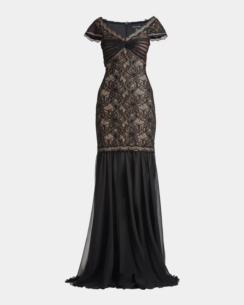 Floral Lace Mermaid Gown