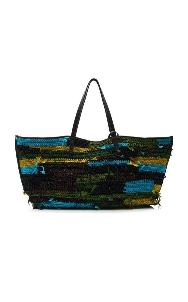 Christos Large Braided Tote Bag