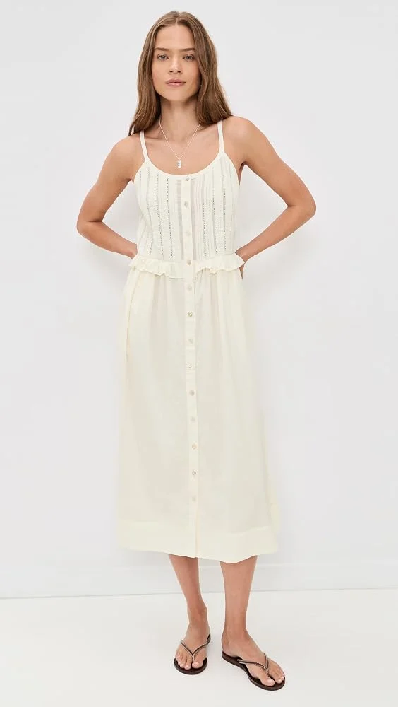 Alberte Solid Tank Dress