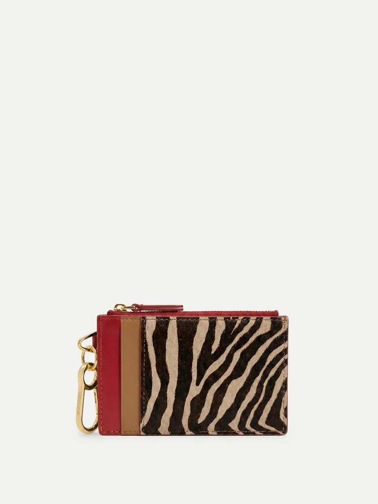 Calf-Hair Card Holder