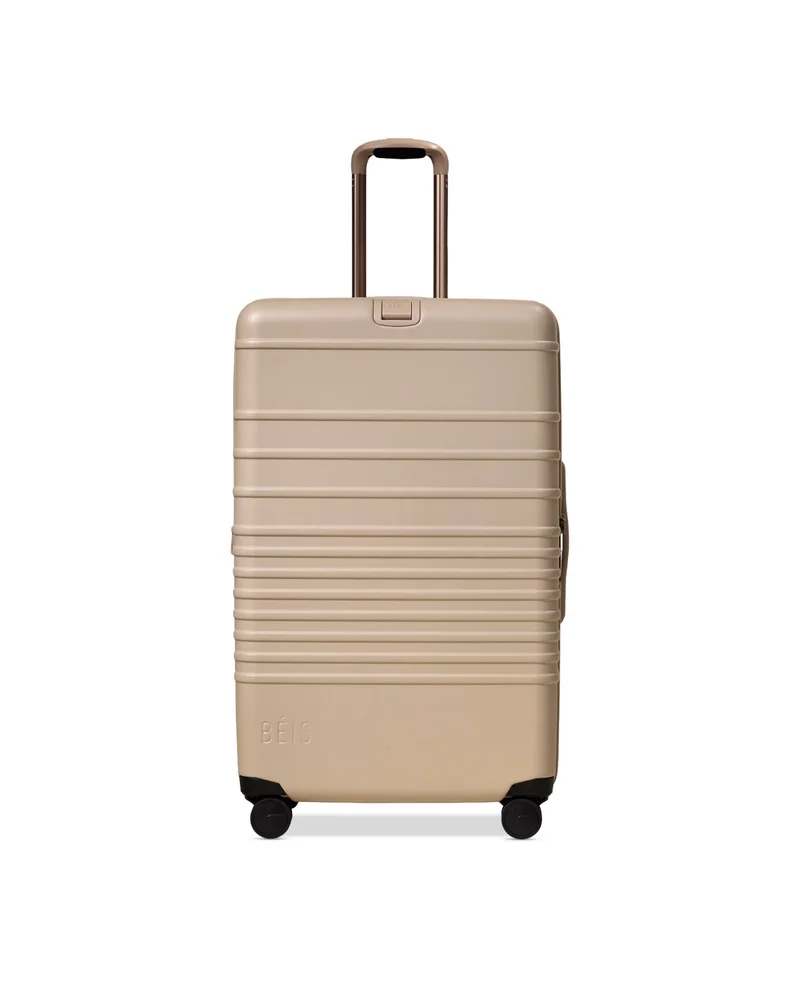 The Large Check-In Roller in Beige