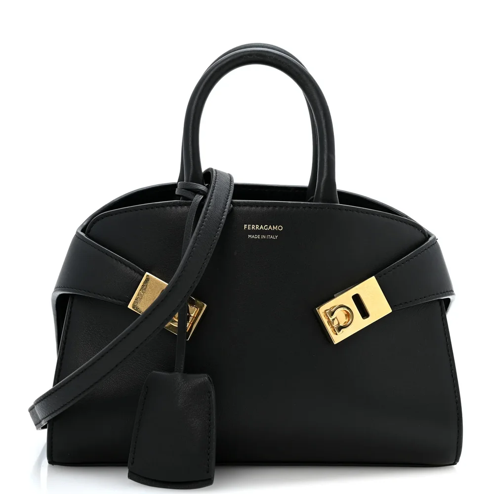 Pre-Owned Mini Hug Bag Calfskin
