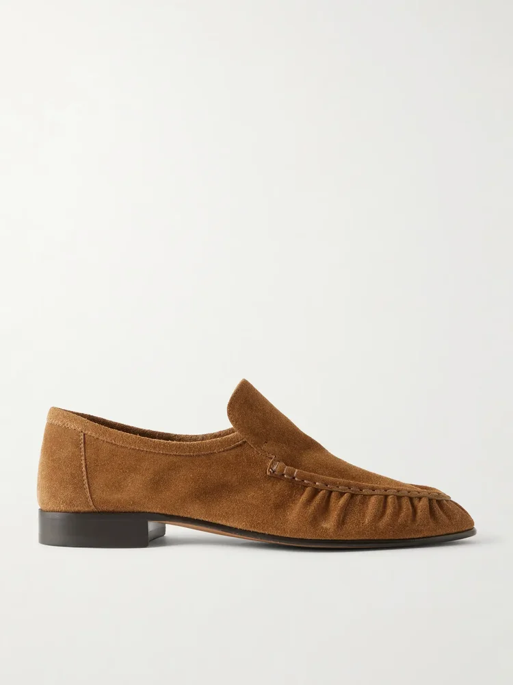 Soft suede loafers