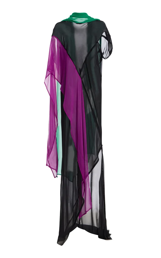 Vera Silk Chiffon Maxi Dress
