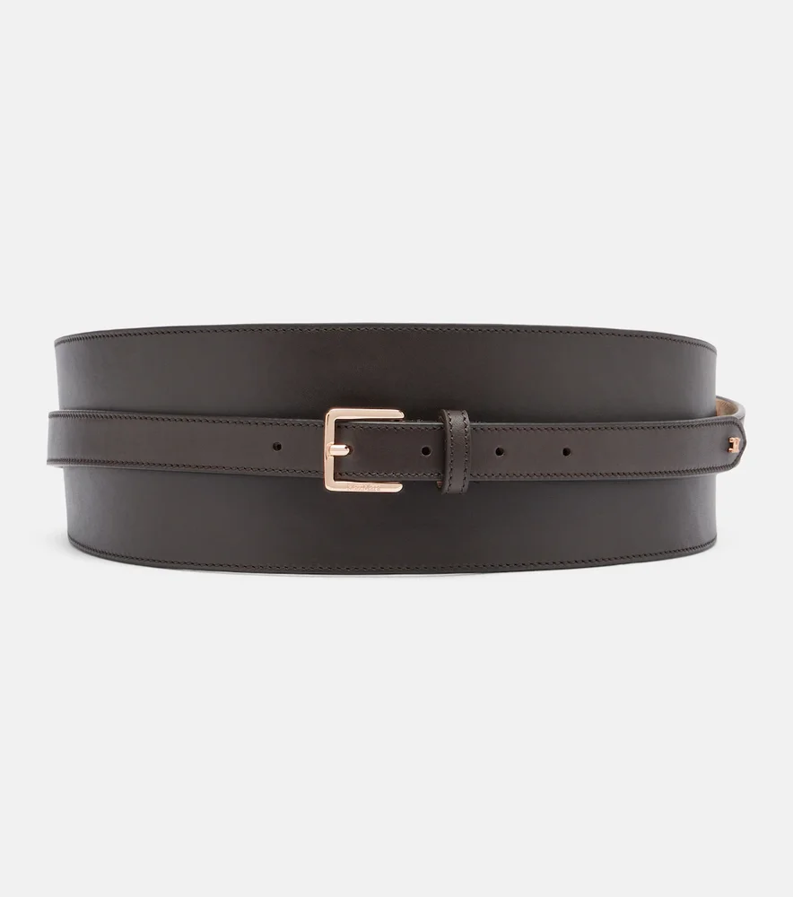 Leather belt