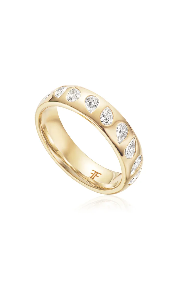 14K Yellow Gold Diamond Ring