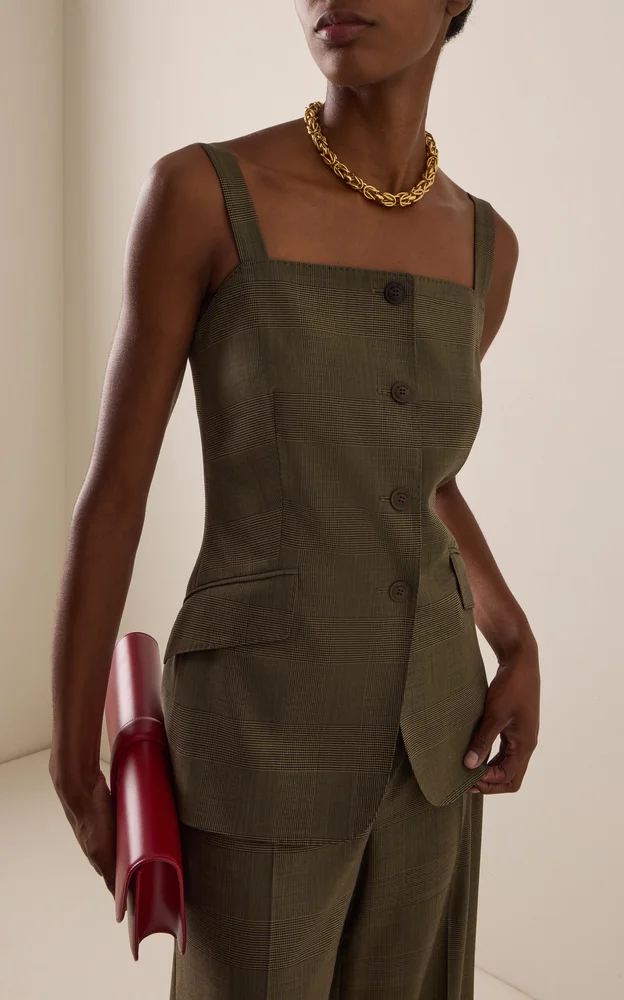 Wool Single-Breasted Gilet