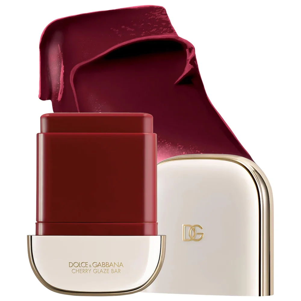 Cherry Glaze Bar 24H Lasting Glow & Waterproof Cream Blush Stick with Vegan Collagen in 05 Whymsical Berry