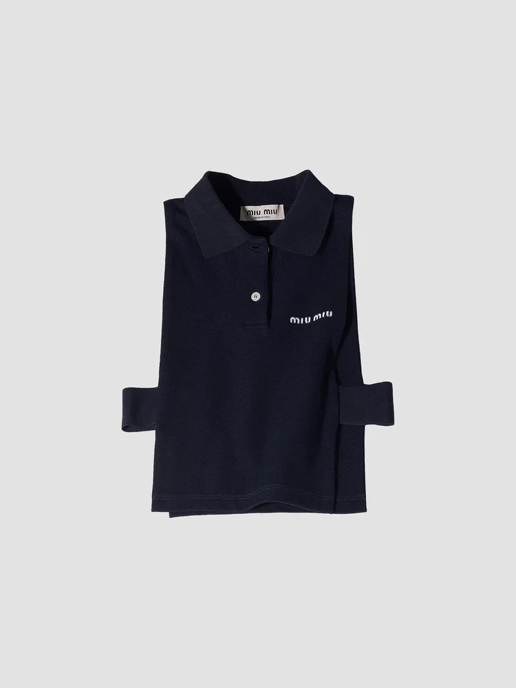 Piqué Polo Vest