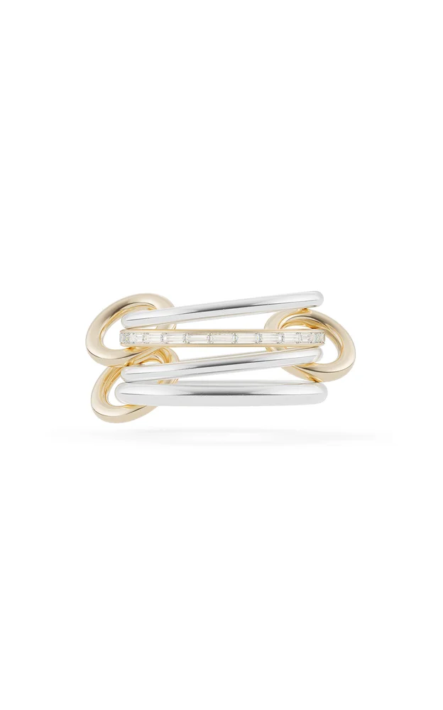Kira 18K Yellow Gold, Sterling Silver and Diamond Ring