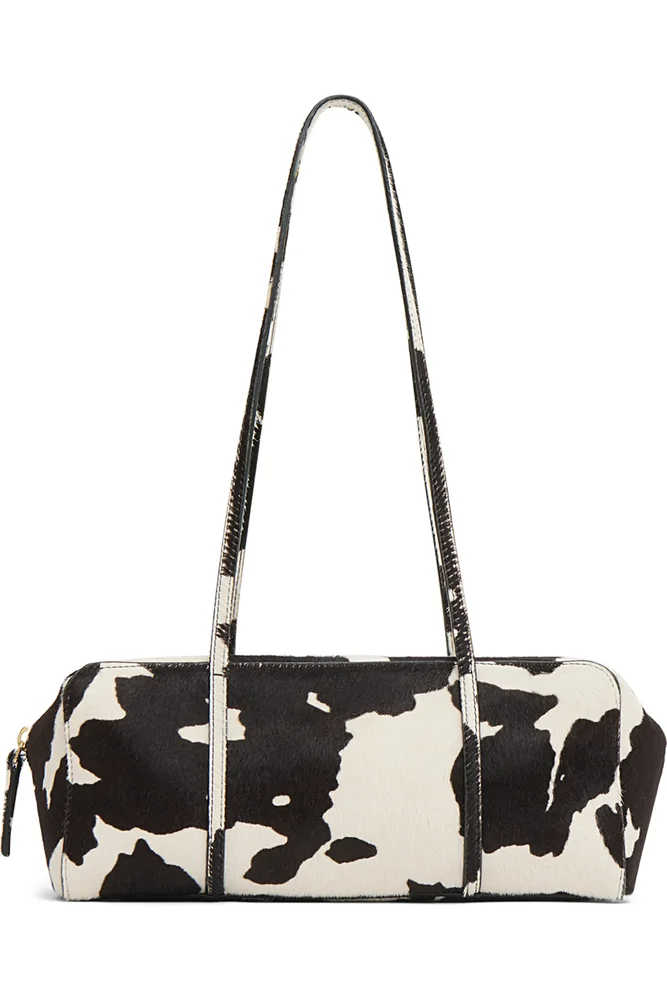 Filo Genuine Calf-Hair Shoulder Bag