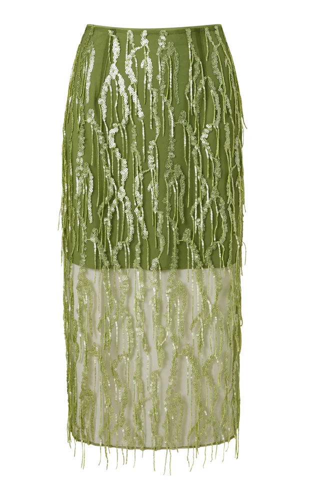 Niki Sequin Midi Skirt