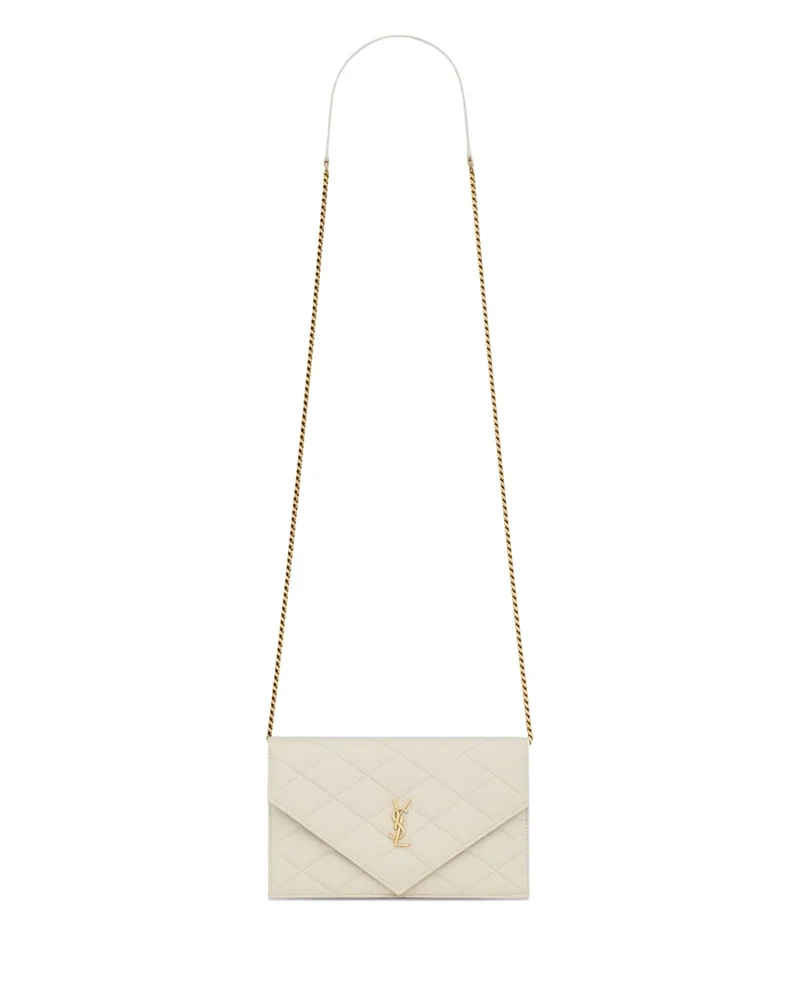 Paris Chain Wallet in Grain De Poudre Leather