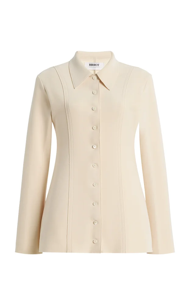 Exclusive Lay2 Fitted Crepe Shirt