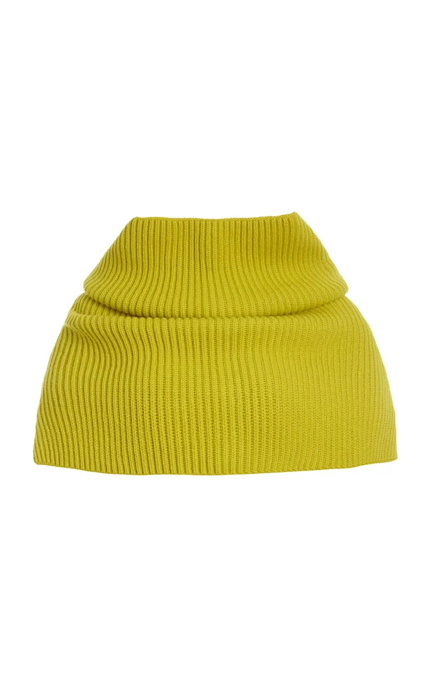The Lossie Ribbed Cashmere Scarf