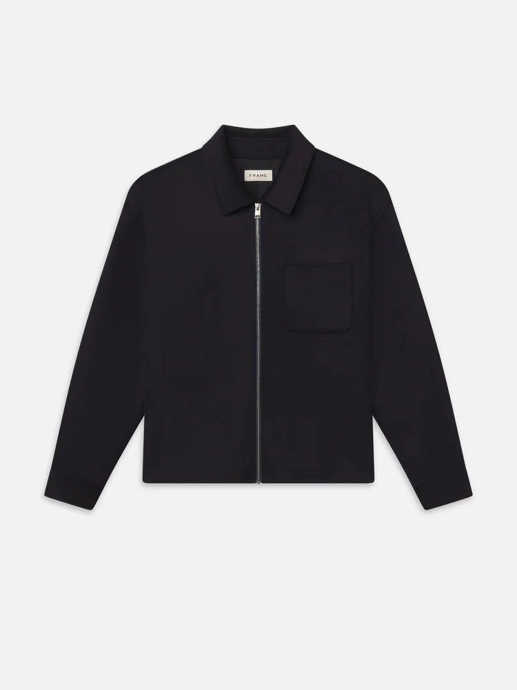 Double Face Zip Shirt Jacket
