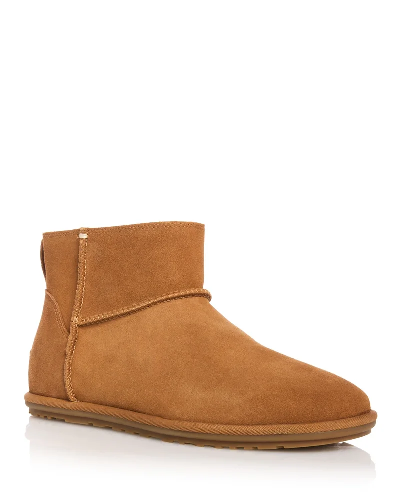 Classic Mini Leather Deconstructed Booties